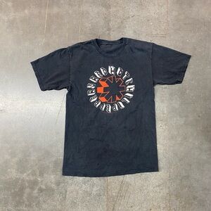 VTG Red Hot Chili Peppers Graphic Band T Shirt Black Mens XL